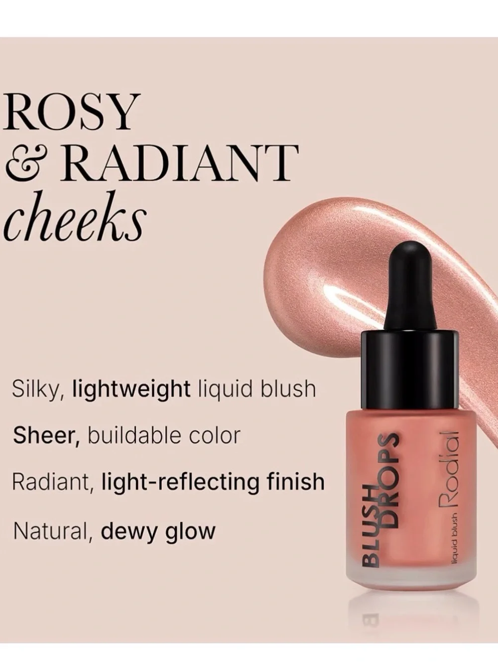 Rodial Blush Drops Liquid Blush — Sunset Kiss 0.5 Fl Oz